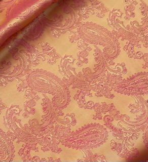 Paisley Lining - Burnt Orange